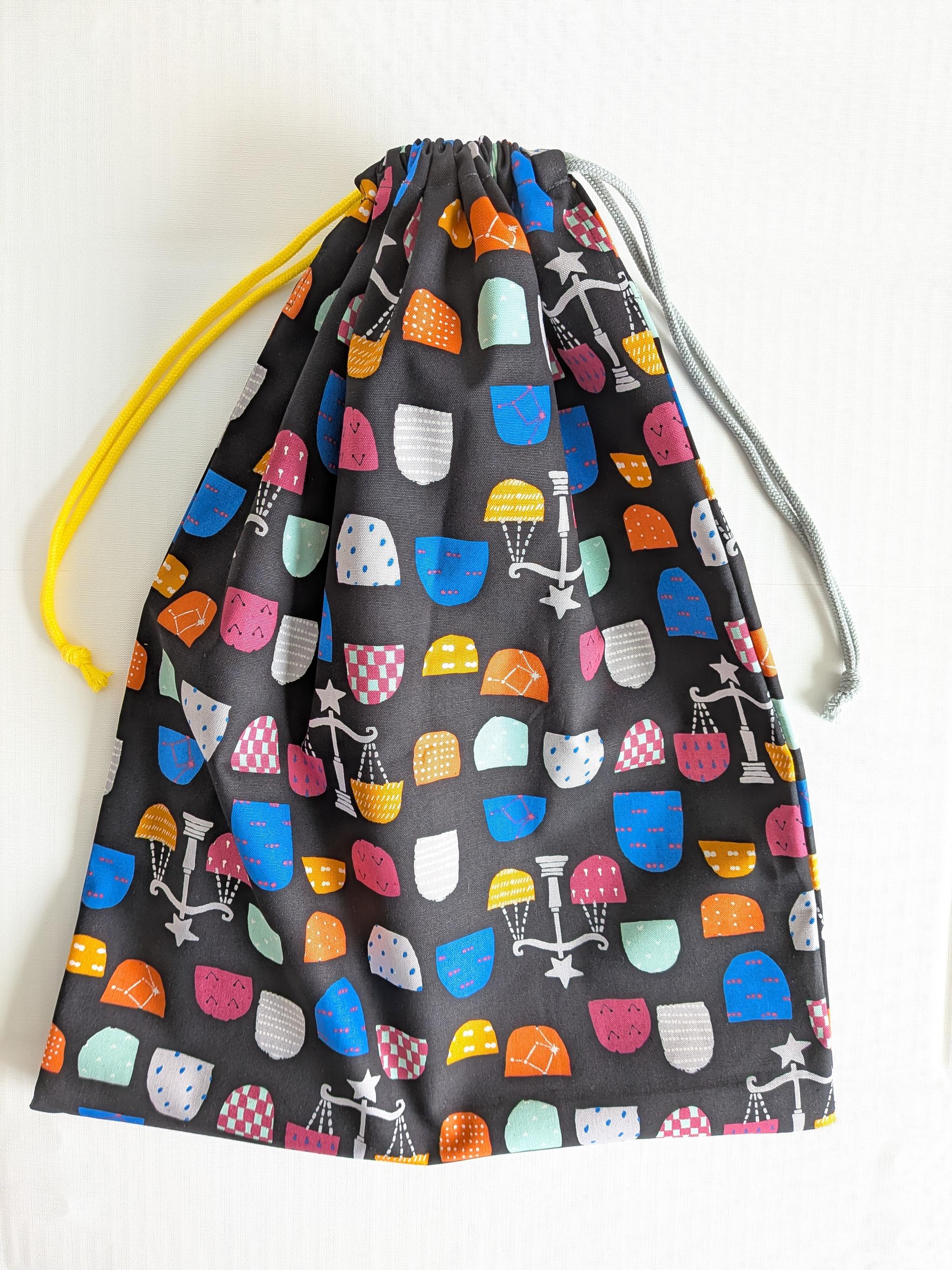 すぐ使える完成品｜どでか巾着｜50×40サイズ｜体操服・布団も入る｜入園準備に｜入学準備｜特大巾着｜てんびん座 | 6枚目