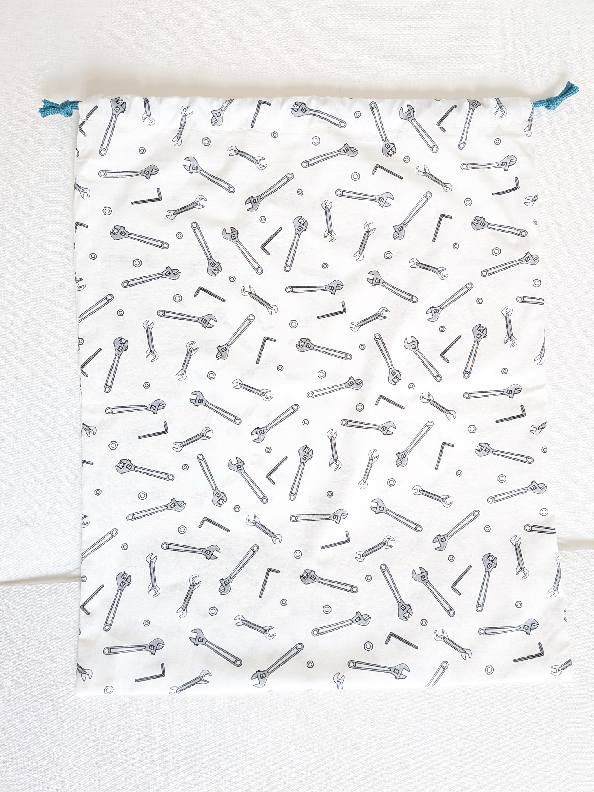 完成品|どでか巾着|50×40サイズ|体操服・布団も入る|入園準備に|入学準備|特大巾着|六角レンチ 工具 男の子 | 7枚目